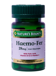 Nature's Bounty Haemo-Fer Mineral Supplement, 28mg, 30 Capsules