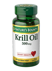 Nature's Bounty Krill Oil, 500mg, 30 Softgels