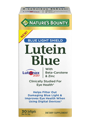 Nature's Bounty Lutein Blue Dietary Supplements, 30 Softgels
