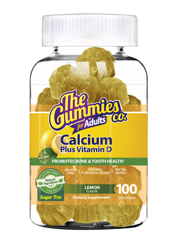 The Gummies Calcium + Vitamin D Adults, 100 Gummies