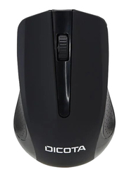 Dicota Comfort Wireless Optical Mouse, Black