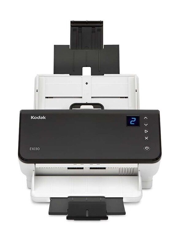 Kodak Alaris E1030 Color Document Scanner, Black/White