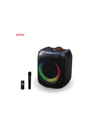 INTEX Rechargable Sound Station 8 Zoom Speaker, Party Box, Microphone, Bluetooth, Wireless ,T1803