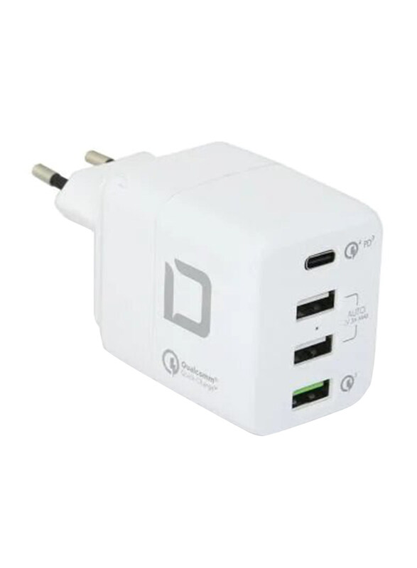 

Dicota 45W USB Type-C Universal Travel Notebook Charger, White