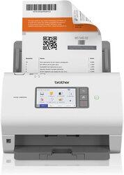 BROTHER ADS 4900W High speed Wireless Desktop Scanner Duplex A4 Document Scanner, Large 10.9cm intuitive touchscreen, Wifi, White