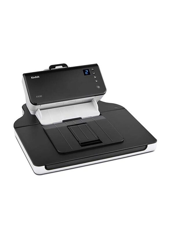 Kodak Alaris E1030 Color Document Scanner, Black/White