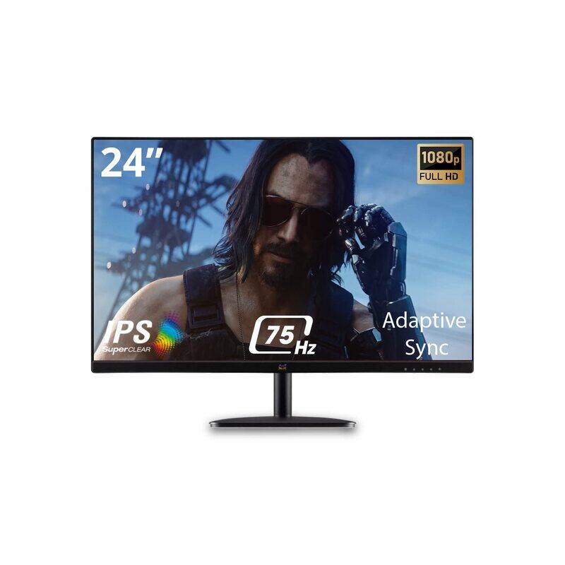 

ViewSonic VA2432-MH 23.8 inches IPS Panel, 1920 x 1080 Full HD Pixels Display, Super Clear IPS Technology, 75 Hz Refresh Rate, 3 Side Borderless Desig