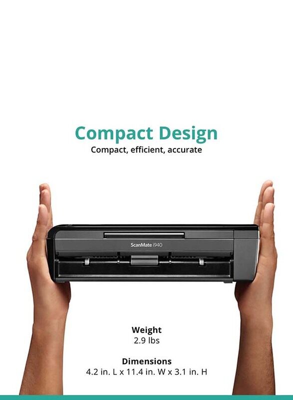 Kodak Alaris Scanmate i940 Portable Scanner, Black