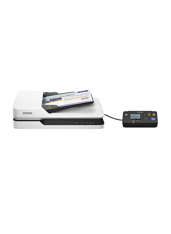 Epson WorkForce Flatbed Document Scanner, DS-1630, White