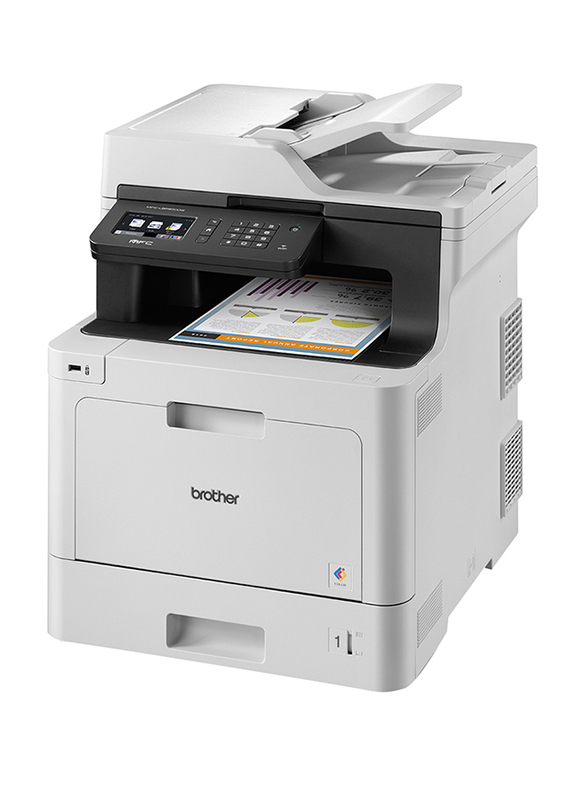 Brother MFC-L8690CDW All-in-One Printer, White