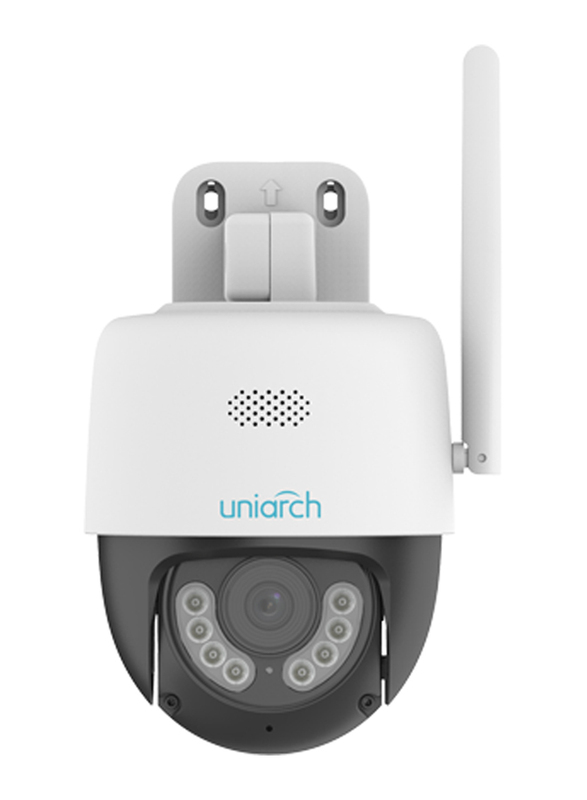 Uniarch High Quality HD Outdoor Pan & Tilt Wi-Fi Camera, 3MP, White