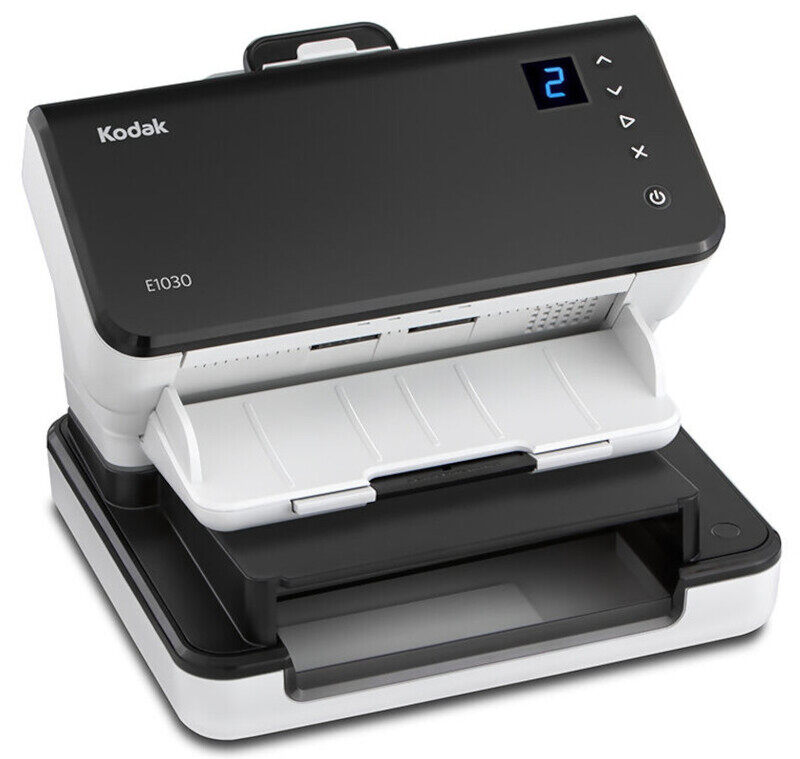 

Kodak Alaris E1030 Color Document Scanner, Black/White