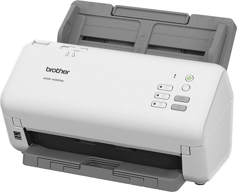 Brother ADS-4300N Professional Desktop Scanner with Fast Scan Speeds, 40ppm/80ipm, Duplex, and Networking