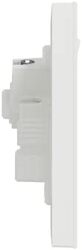 Schneider Electric Switched socket, AvatarOn C, 13A 250V, 1 gang, white - Pack of 3