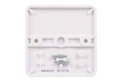 Schneider Electric Lisse - White moulded - blank plate - 1 gang - matt white - GGBL8010S - Pack of 5