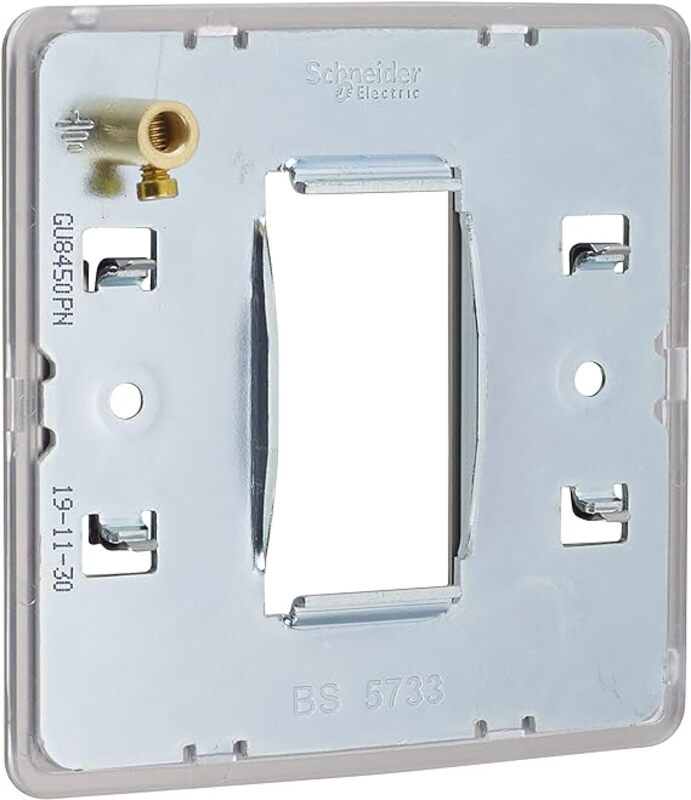 Schneider Electric Ultimate - screwless euro modular - 1 gang - pearl nickel - GU8450PN