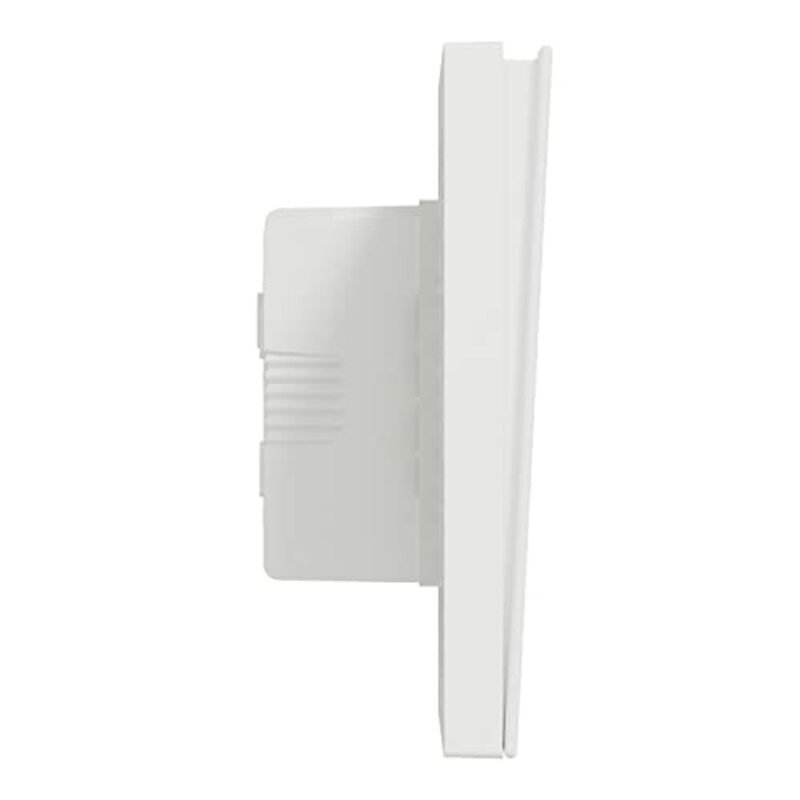 Schneider Electric Avataron C Bell Press Switch With Fluorecent Locator E8731BP_WE, 1 Gang, 10A White 250 V