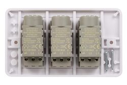 Schneider Electric Lisse - universal dimmer - 3 gangs - 2 way - 250W/VA - GGBL6032CS