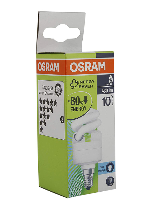 Osram Spiral LED Bulb, Cool Daylight White