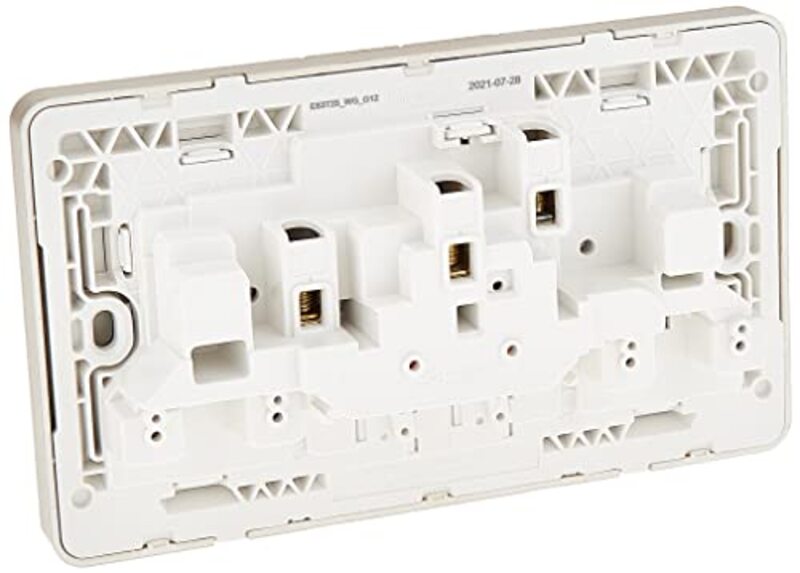 Schneider Electric E83T25_WG_G12 AvatarOn Gold - Double switched socket - 13 A - 230 V - 1 gang -Gold - Pack of 3