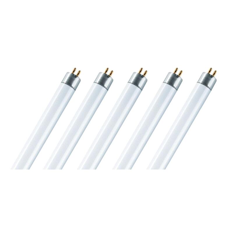 Osram HE Tube light Lumilux T5 21 Watts 3000k Warm White  High-Efficiency Flueroscent - Pack of 10 (85 CM) - Pack of 5