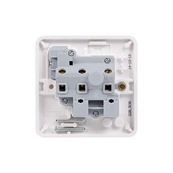 Schneider Electric GGBL3090 Lisse Moulded Socketoutlet, 15A, 1 Gang, Matt White - Pack of 3