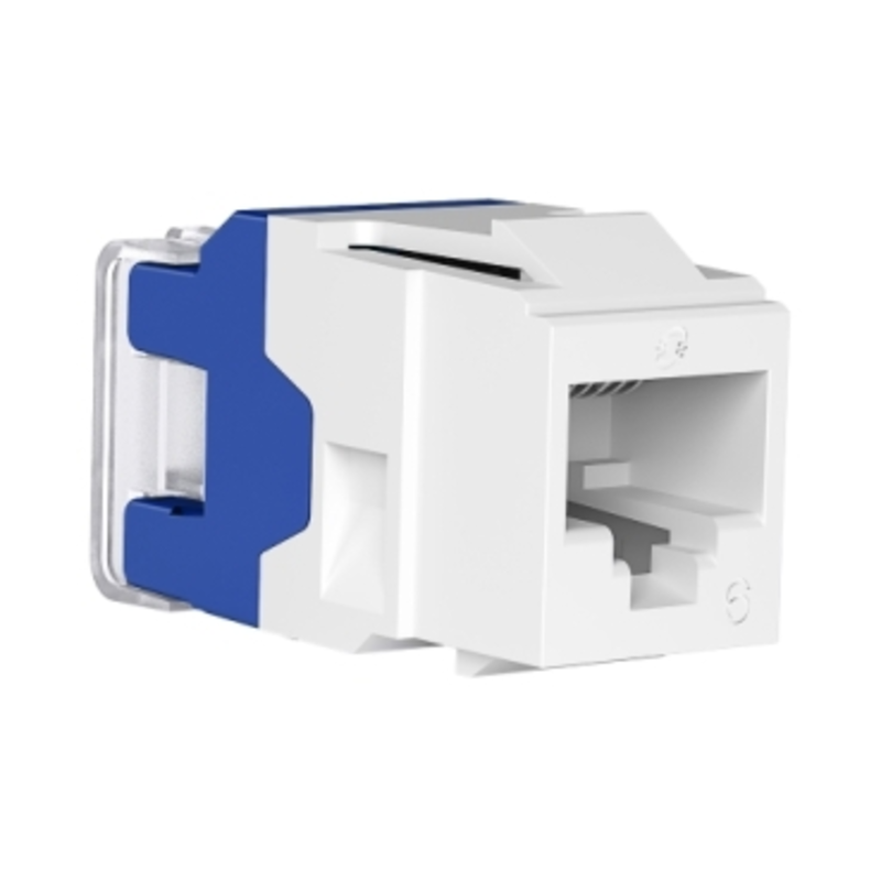 Schneider Electric Actassi S-110 Connector RJ45 Keystone Unshielded Cat 6 White bag x 1 - VDIEB17266UWE