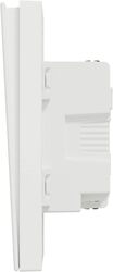 Schneider Electric Intermediate Switch with Fluoresent Locator, AvatarOn C, 16AX, 250V, 1 gang, white - Pack of 5