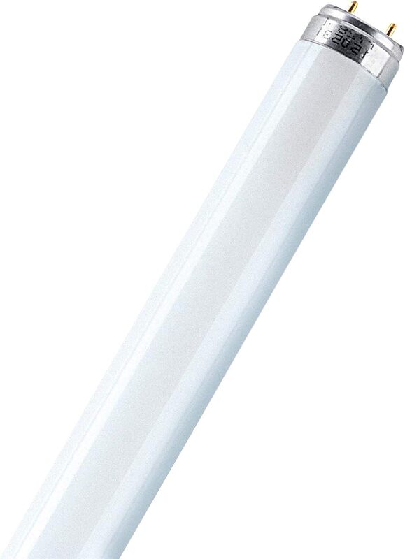 Osram/ Ledvance Lumilux Fluorescent Tube Light T8 L 58 Watts with G13 Base 2700K Warm White 1.5 m- Pack of 5