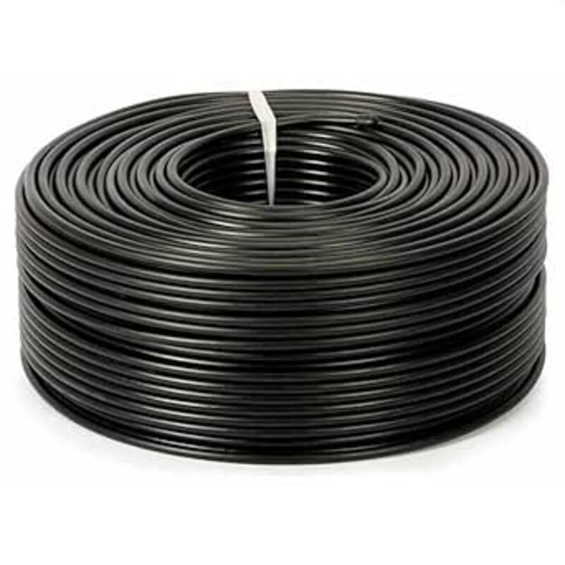 

Oman Cables Single Core Copper Wire 1.5 SQMM Low Smoke Zero Halogen (LSZH) Black Color 91.44 M (100 yards) Roll - 450/750V