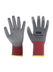 Honeywell Workeasy 13G Mechanical & Cut Resistance Hand Protection PU Gloves, WE21-3113-G9L, Grey, Large
