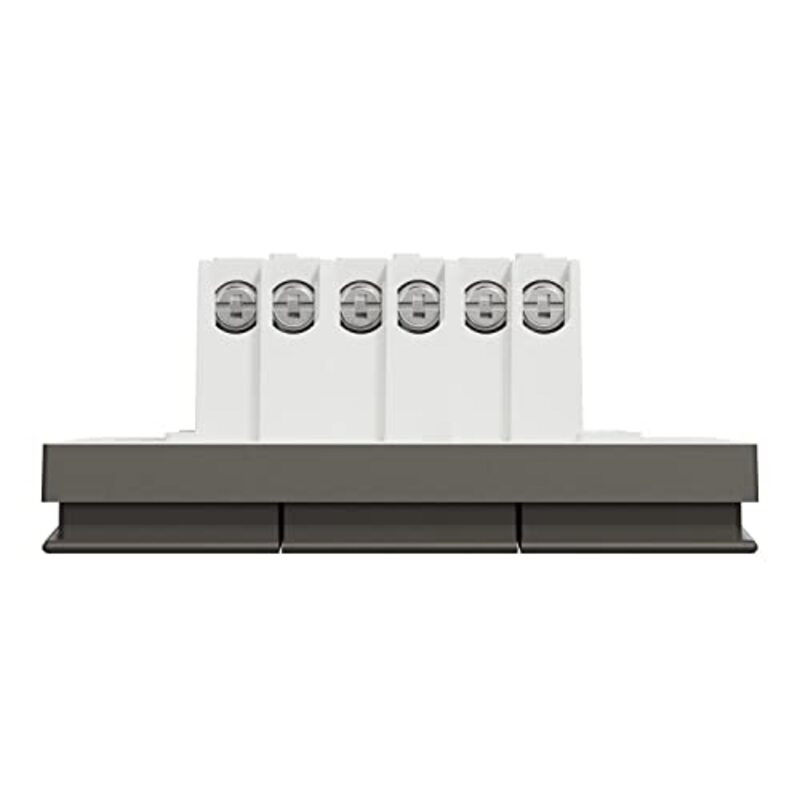 Schneider Electric Avataron C Switch With Fluorescent Locator E8733L1F_DG, 3 Gang, 16Ax Dark Grey 250 V 1 Way