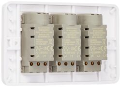 Schneider Electric Lisse - universal dimmer - 3 gangs - 2 way - 250W/VA - GGBL6032CS