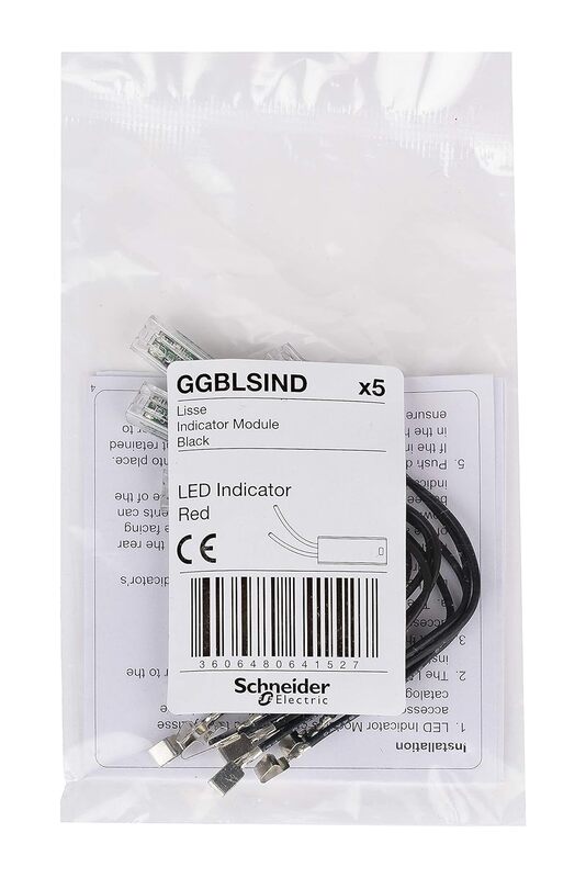 Schneider Electric Lisse - lamp - 250 V - status LED - red - GGBLSIND