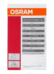 Osram LED Bulb Lamp, 8.5W, E27, 10 Pieces, Cool White