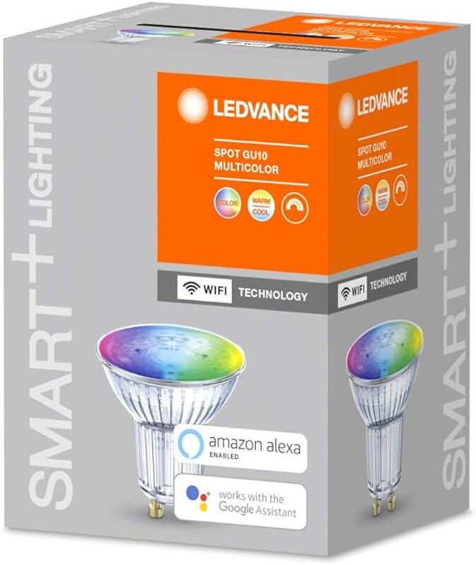 Ledvance SMART WiFi Spot RGBW Multicolour 40 5W 45 27006500K GU10