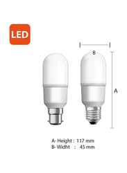 Osram E27 6500K Value LED Stick Lamp, 12W, White