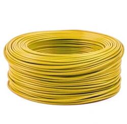 Oman Cables Single Core 1.5 SQMM PVC Wire Yellow Color 91.44 M (100 yards) Roll - 450/750V