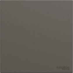 Schneider Electric Blank Plate, AvatarOn C, 1 gang, dark grey - Pack of 3