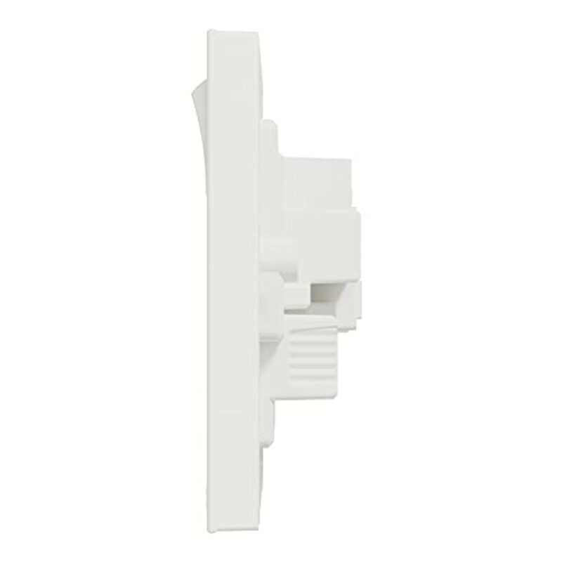 Schneider Electric Avataron C Switched Socket E87T25_WE, 2 Gangs, 13A White 250 V