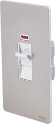 Schneider Electric Ultimate Screwless flat plate - 2-pole switch - 2 gangs - pearl nickel - GU4421WPN