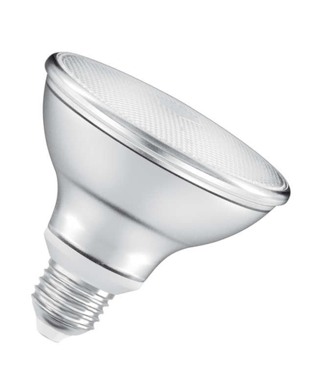 

Ledvance PAR30 10W Dimmable LED Spotlight E27 Base, 2700K Warm White, 36° Beam