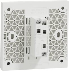 Schneider Electric Switch with Fluorescent Locator, AvatarOn C, 2 way, 1 gang, 16AX, 250V, white - Pack of 3