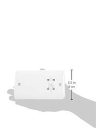 Schneider Electric Lisse - Shaver Socket - 115-230 V - White - Pack of 5
