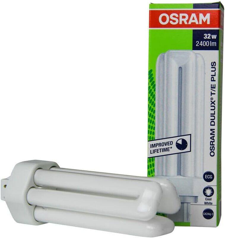 

Osram 34856 - DULUX T/E PLUS 32 W/840 Triple Tube 4 Pin Base Compact Fluorescent Light Bulb