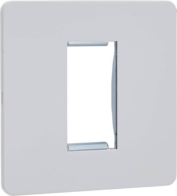 

Schneider Electric Ultimate - screwless euro modular - 1 gang - white metal - GU8450PW