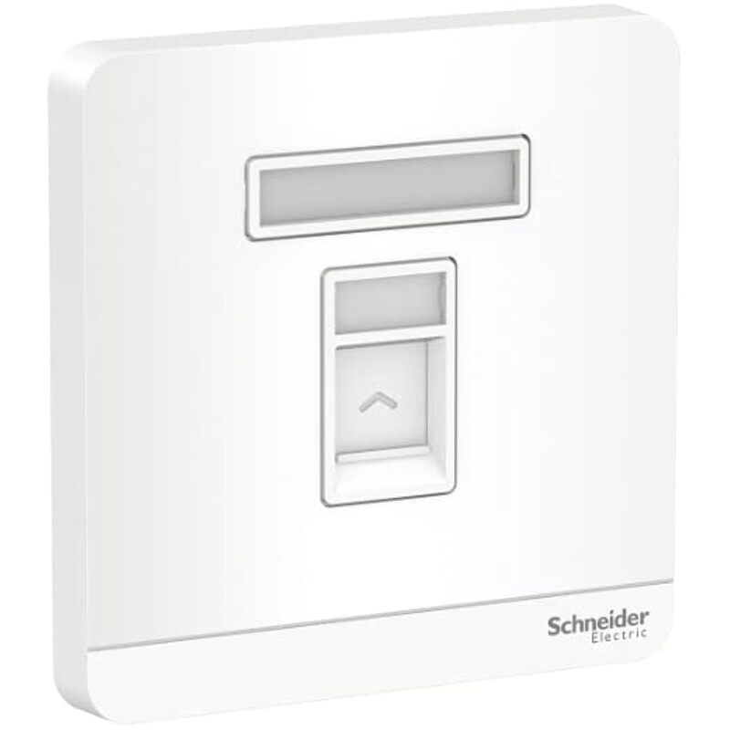 Schneider Electric AvatarOn, telephone socket, White (Model Number-E8331RJS4_WE) - Pack of 3