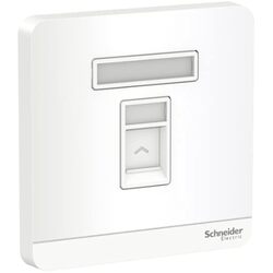 Schneider Electric AvatarOn, telephone socket, White (Model Number-E8331RJS4_WE) - Pack of 3