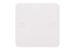 Schneider Electric Lisse - White moulded - blank plate - 1 gang - matt white - GGBL8010S