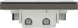 Schneider Electric Double Pole Switch with LED, AvatarOn C, 45A, 250V, 1 gang, dark grey - Pack of 5